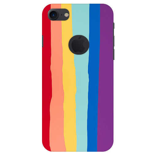 Rainbow Back Cover For Apple Iphone 8 Logocut