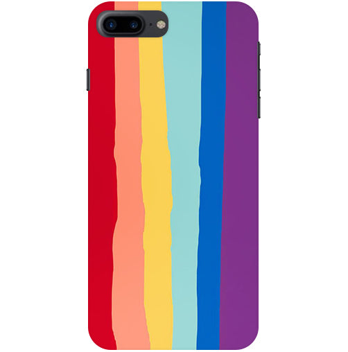 Rainbow Back Cover For Apple Iphone 8 Plus
