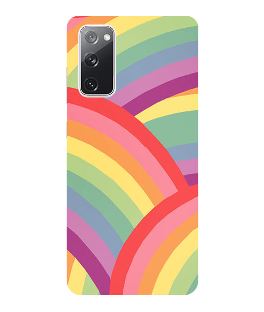 Rainbow Multicolor Back Cover For Samsug Galaxy S20 FE 5G