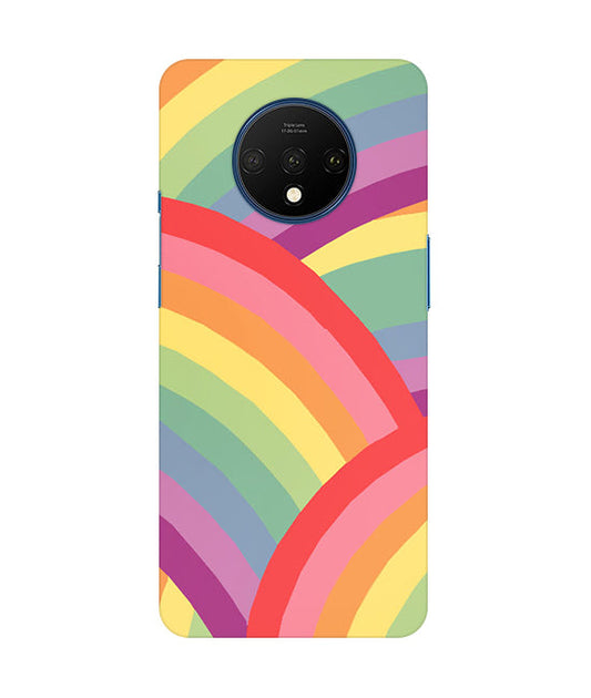 Rainbow Multicolor Back Cover For Oneplus 7T