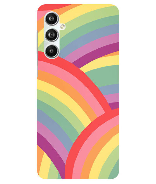 Rainbow Multicolor Back Cover For Samsug Galaxy F34 5G / M34 5G
