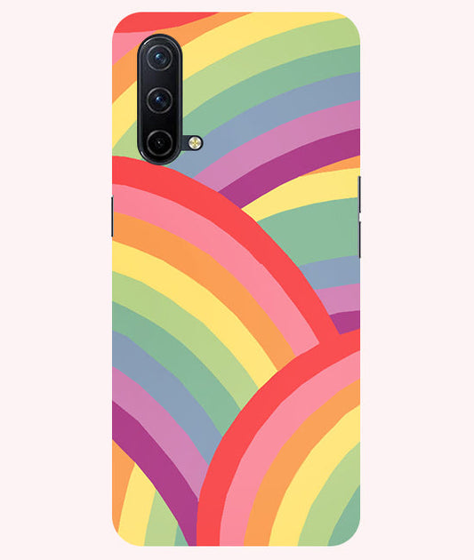 Rainbow Multicolor Back Cover For Oneplus Nord CE  5G