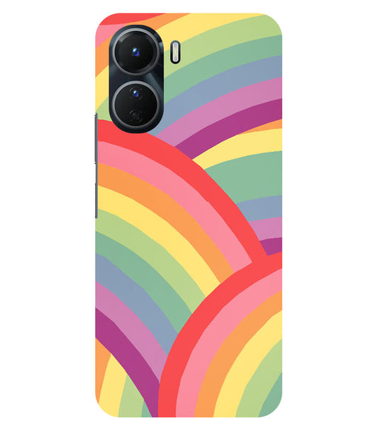 Rainbow Multicolor Back Cover For Vivo Y16 5G