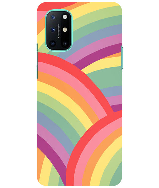 Rainbow Multicolor Back Cover For Oneplus 8T