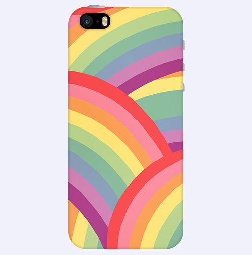 Rainbow Multicolor Back Cover For Apple Iphone 5/5S