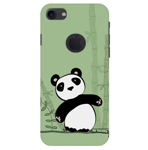 Panda Back Cover For  Apple Iphone 7 Logocut