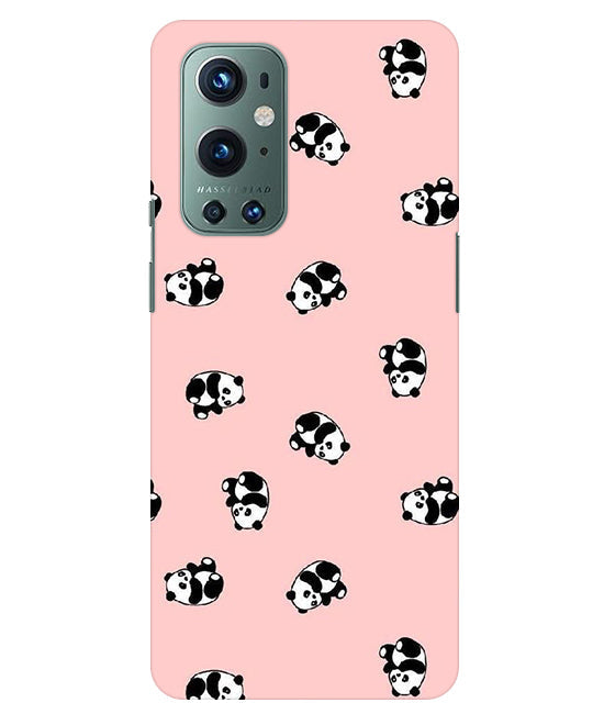 Cuties Panda Printed Back Cover For Oneplus 9 Pro