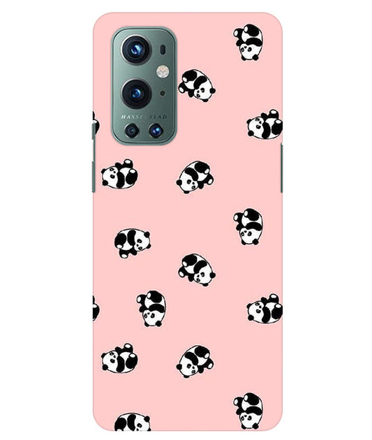 Cuties Panda Printed Back Cover For  Oneplus 9 Pro