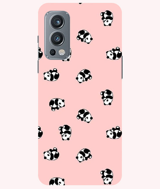 Cuties Panda Printed Back Cover For Oneplus Nord 2 5G
