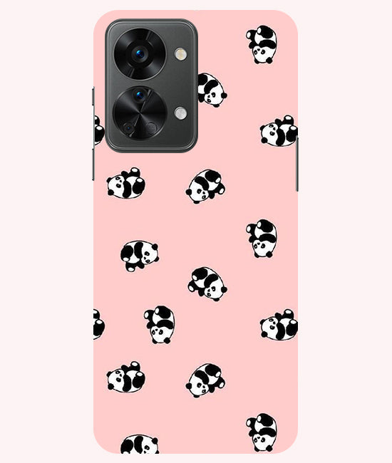 Cuties Panda Printed Back Cover For Oneplus Nord 2T 5G