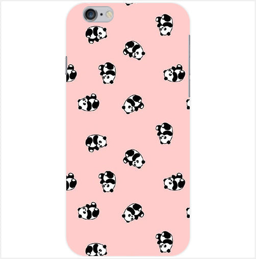 Cuties Panda Printed Back Cover For  Apple Iphone 6/6S