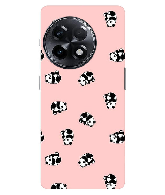 Cuties Panda Printed Back Cover For  Oneplus 11R 5G