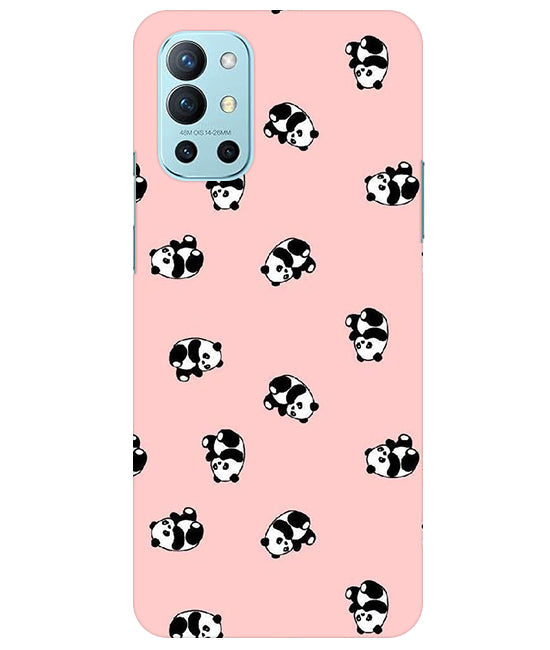 Cuties Panda Printed Back Cover For Oneplus 9R
