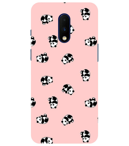 Cuties Panda Printed Back Cover For  Oneplus 6T
