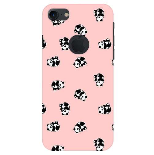Cuties Panda Printed Back Cover For Apple Iphone 7 Logocut