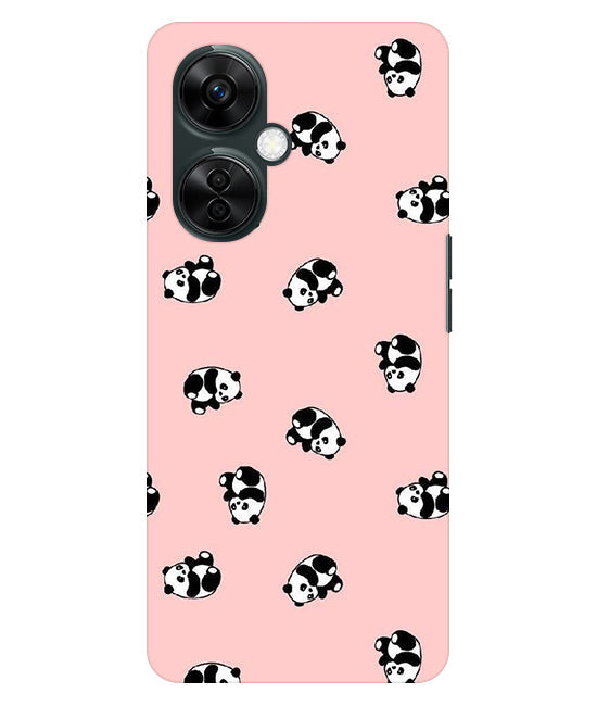 Cuties Panda Printed Back Cover For Oneplus Nord CE 3 Lite 5G