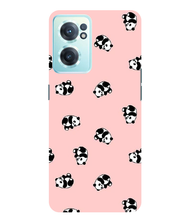 Cuties Panda Printed Back Cover For Oneplus Nord CE 2 5G