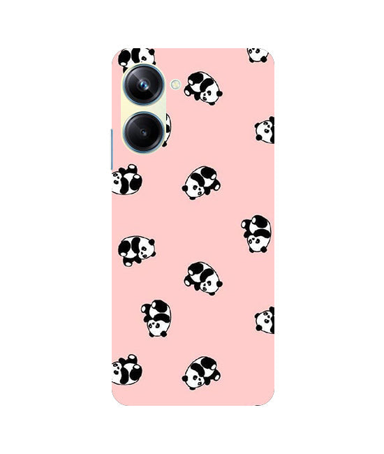 Cuties Panda Printed Back Cover For Realme 9i 5G