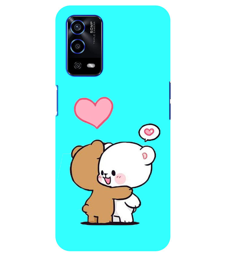 Love Panda Back Cover For Oppo A53S 5G