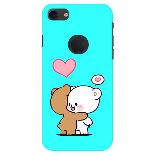 Love Panda Back Cover For  Apple Iphone 8 Logocut