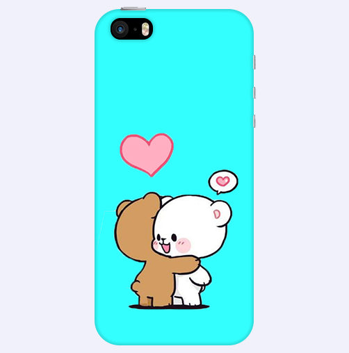Love Panda Back Cover For  Apple Iphone 5/5S