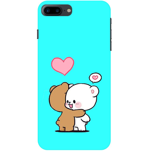 Love Panda Back Cover For  Apple Iphone 7 Plus