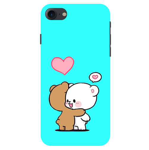 Love Panda Back Cover For  Apple Iphone 7