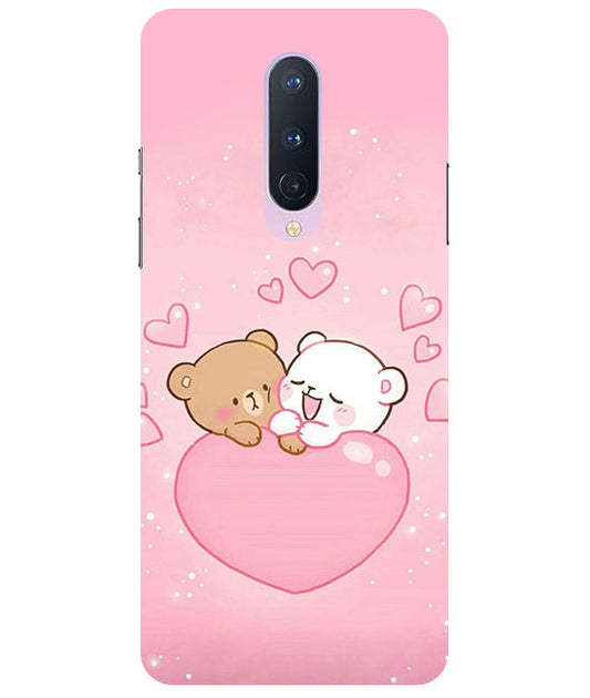 Smile Panda Back Cover For  Oneplus 8