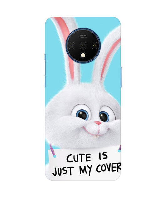 Cute is just my cover Back Cover For  Oneplus 7T