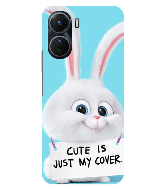 Cute is just my cover Back Cover For  Vivo Y16 5G