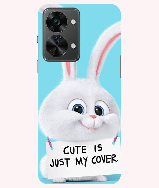 Cute is just my cover Back Cover For Oneplus Nord 2T 5G