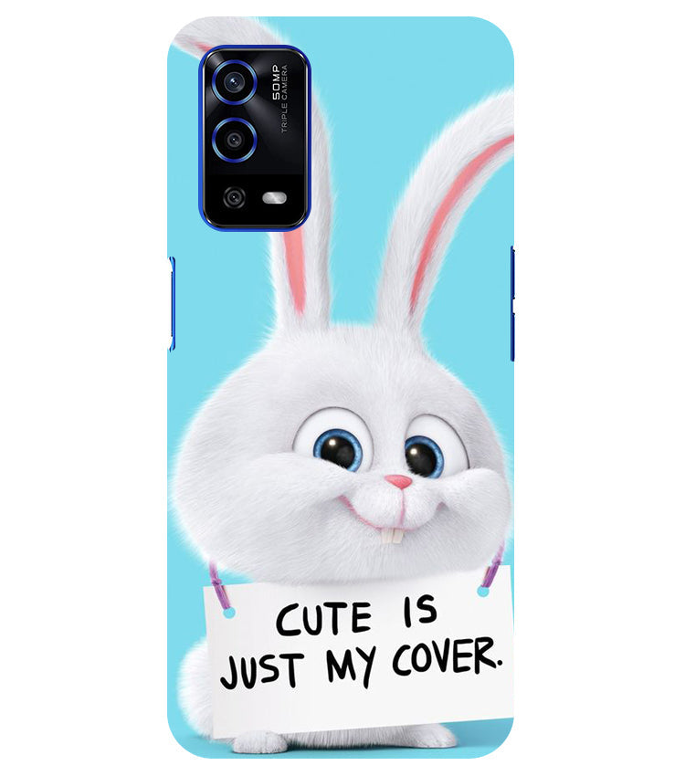Cute is just my cover Back Cover For Oppo A53S 5G