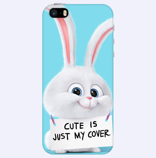 Cute is just my cover Back Cover For Apple Iphone 5/5S