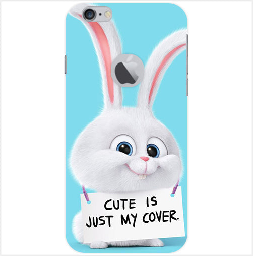 Cute is just my cover Back Cover For Apple Iphone 6/6S Logo Cut