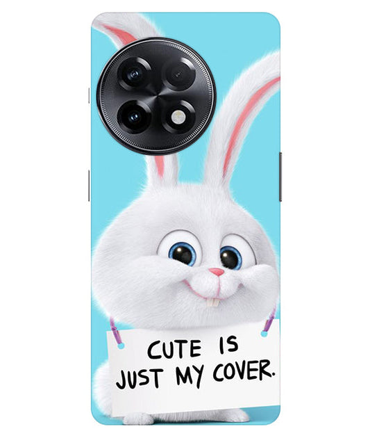 Cute is just my cover Back Cover For  Oneplus 11R 5G