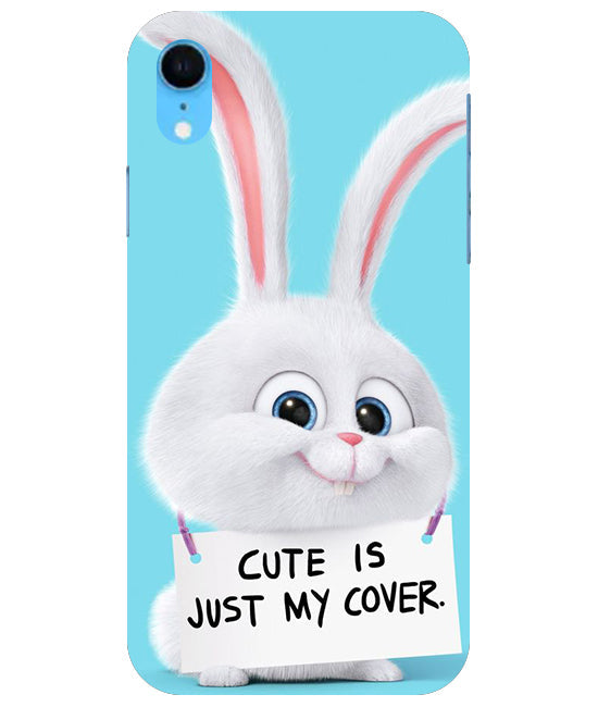 Cute is just my cover Back Cover For Apple Iphone Xr