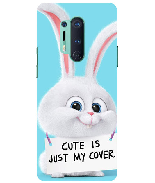 Cute is just my cover Back Cover For  Oneplus 8 Pro