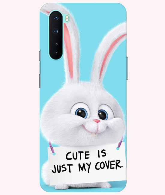 Cute is just my cover Back Cover For Oneplus Nord 5G