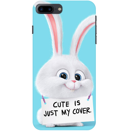 Cute is just my cover Back Cover For  Apple Iphone 8 Plus