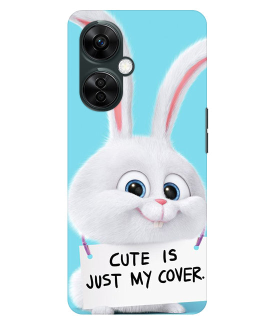 Cute is just my cover Back Cover For Oneplus Nord CE 3 Lite 5G