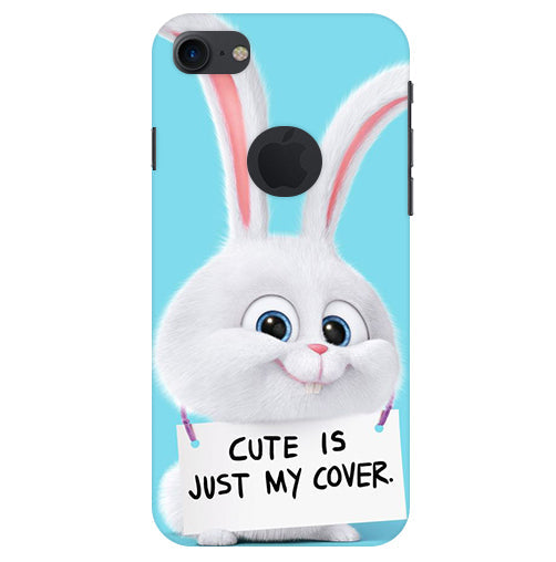 Cute is just my cover Back Cover For  Apple Iphone 7 Logocut