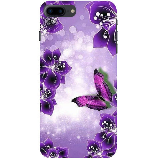 Butterfly Back Cover For Apple Iphone 7 Plus