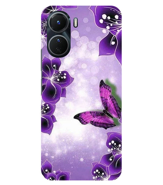 Butterfly Back Cover For Vivo Y16 5G
