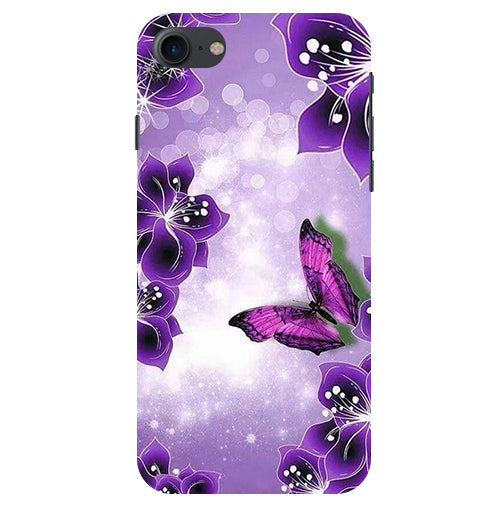 Butterfly Back Cover For Apple Iphone 7