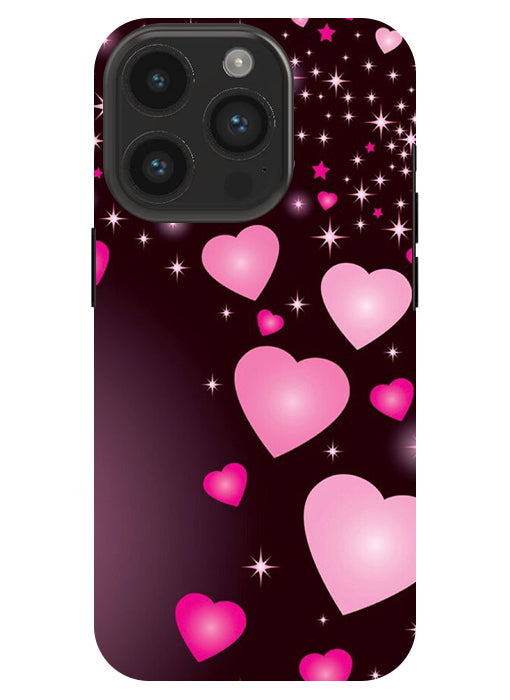 Heart Design Printed Back Cover For Apple Iphone 14 Pro Max
