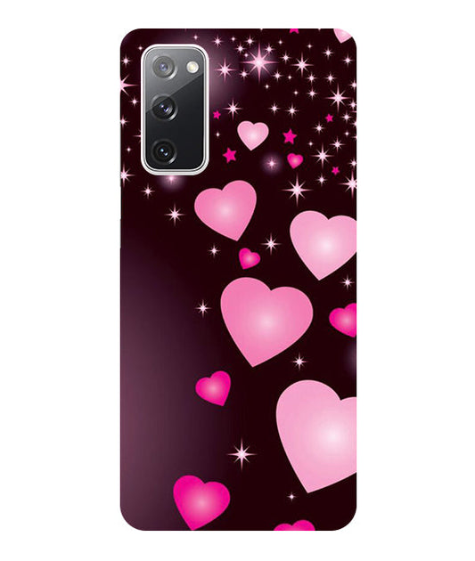 Heart Design Printed Back Cover For Samsug Galaxy S20 FE 5G