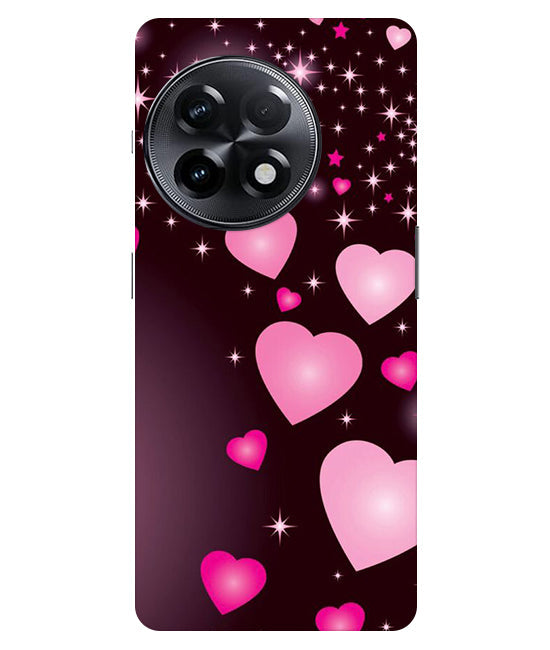 Heart Design Printed Back Cover For Oneplus 11R 5G