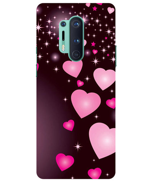 Heart Design Printed Back Cover For Oneplus 8 Pro