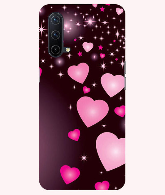 Heart Design Printed Back Cover For Oneplus Nord CE  5G