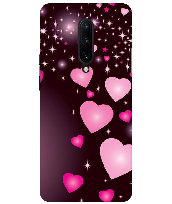 Heart Design Printed Back Cover For OnePlus 7 Pro